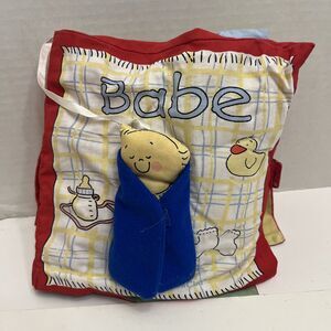 Vintage Baby Baby’s First Book Club Sensory Soft Cloth Book